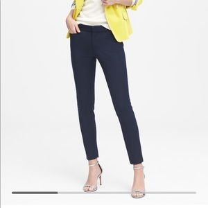Banana Republic Sloan Skinny Fit ankle pants NAVY